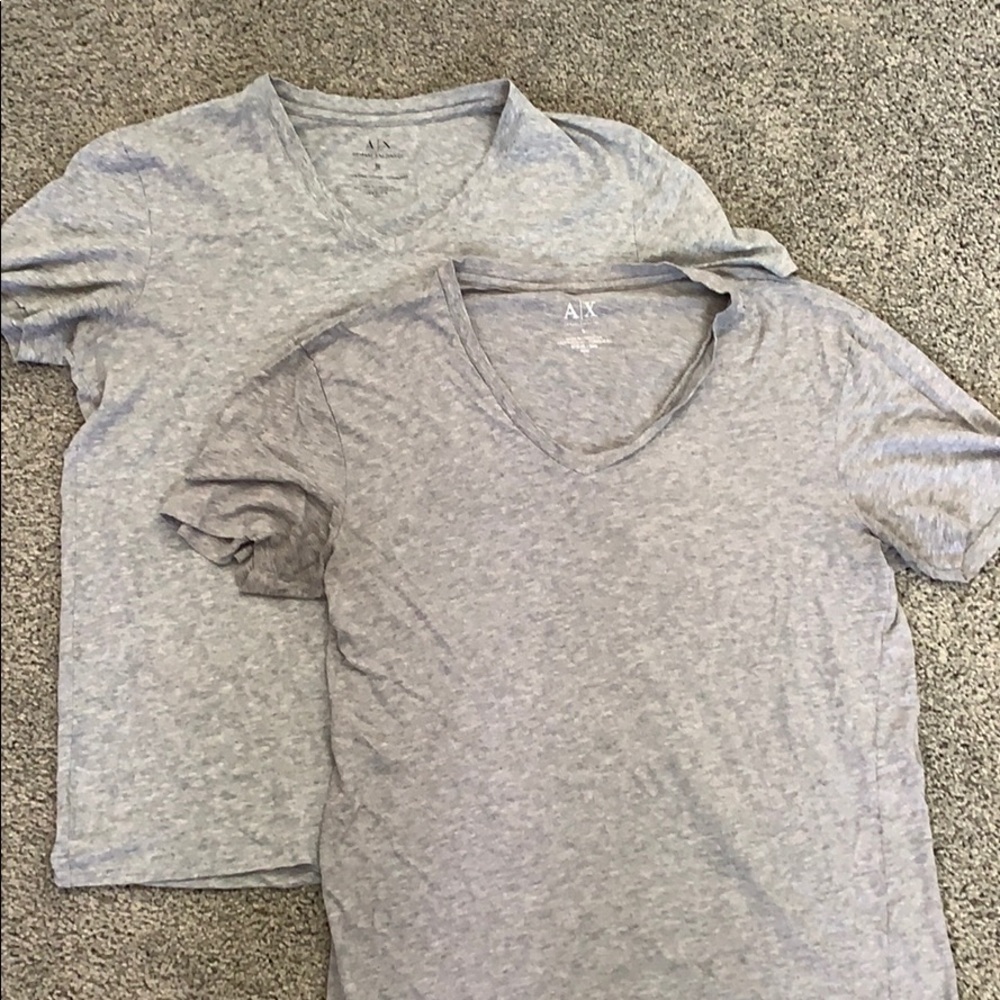 Men’s Armani Exchange V Neck T’s.